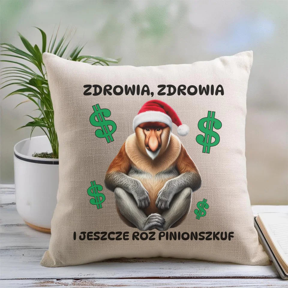 Personalizowana poduszka świąteczna na prezent