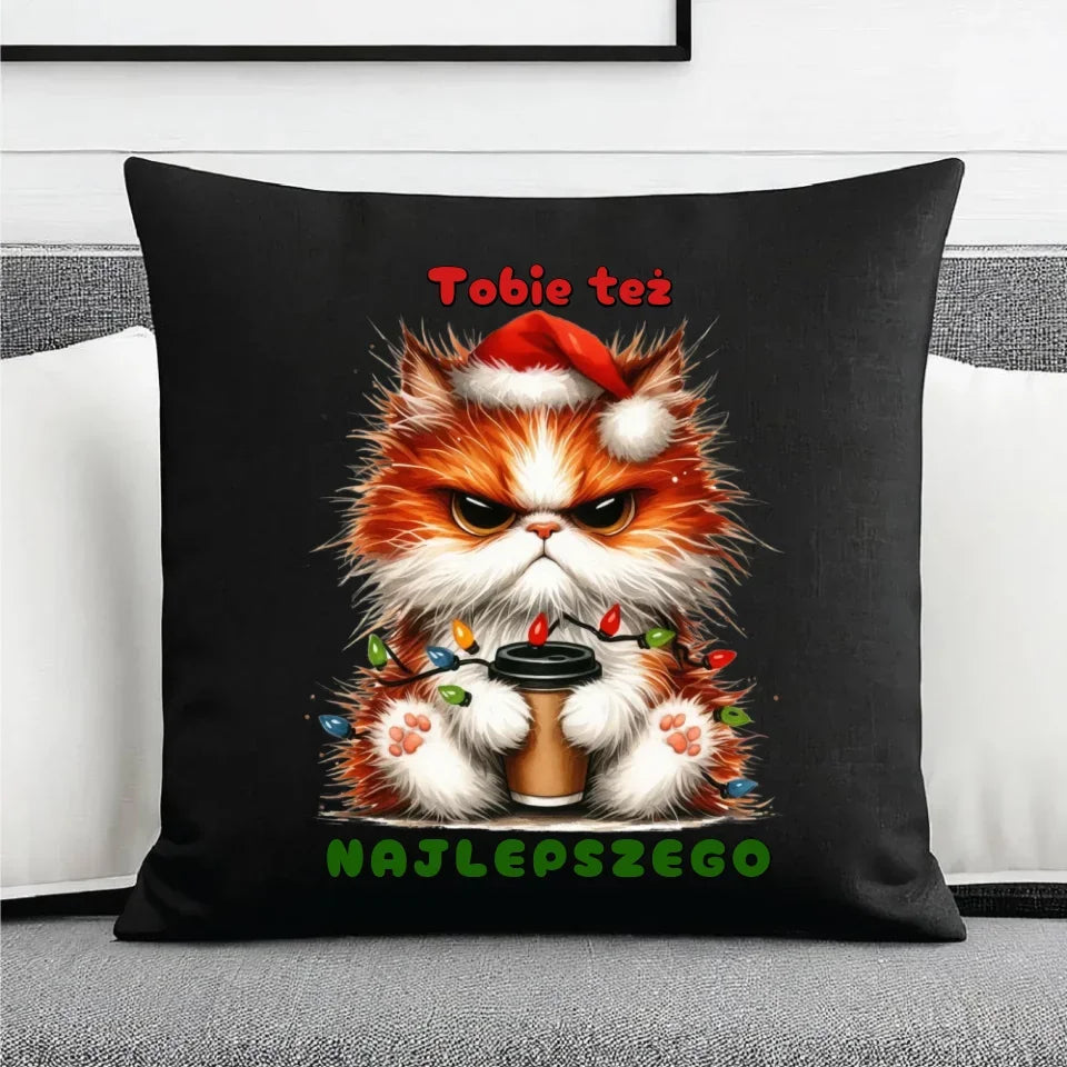 Najlepszego | Świąteczna poduszka dekoracyjna BN32 - StoryCups.pl