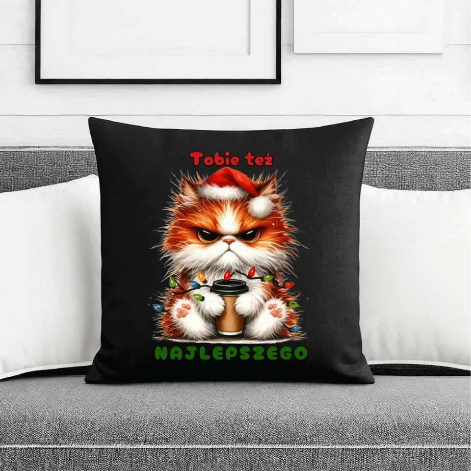 Najlepszego | Świąteczna poduszka dekoracyjna BN32 - StoryCups.pl