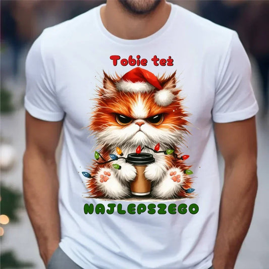 Najlepszego | Świąteczna koszulka męska BN32 - StoryCups.pl