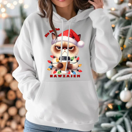 Nawzajem | Świąteczna bluza damska z kapturem BN33 - StoryCups.pl