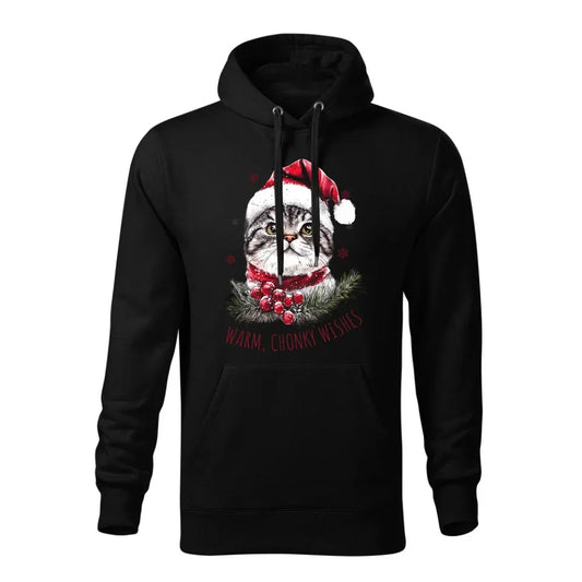 Warm, Chonky Wishes | Świąteczna bluza męska z kapturem BN36 - StoryCups.pl