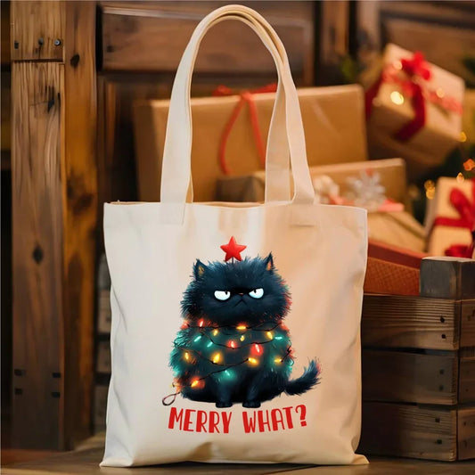 Merry what? | Świąteczna eco torba BN37 - StoryCups.pl
