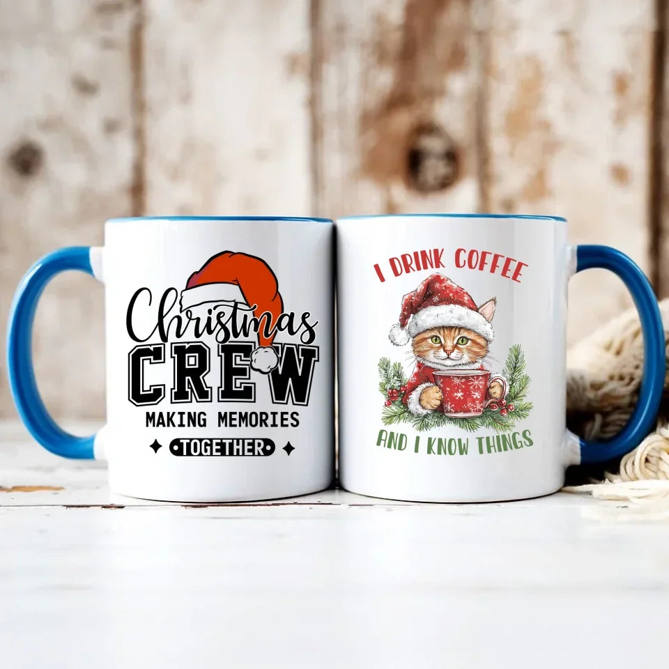 I drink coffee and I know things | Świąteczny kubek BN39 - StoryCups.pl