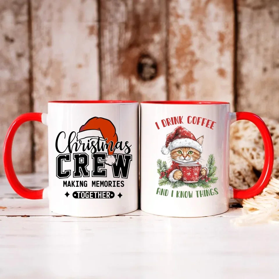 I drink coffee and I know things | Świąteczny kubek BN39 - StoryCups.pl
