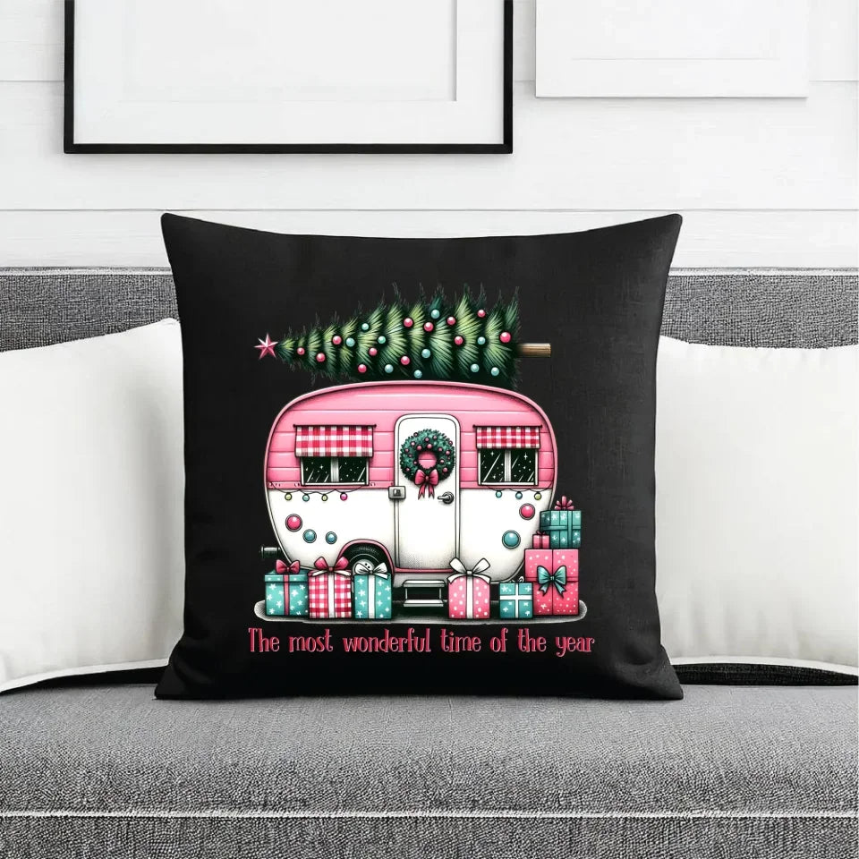 Kempingowe Święta | Świąteczna poduszka dekoracyjna BN40 - StoryCups.pl