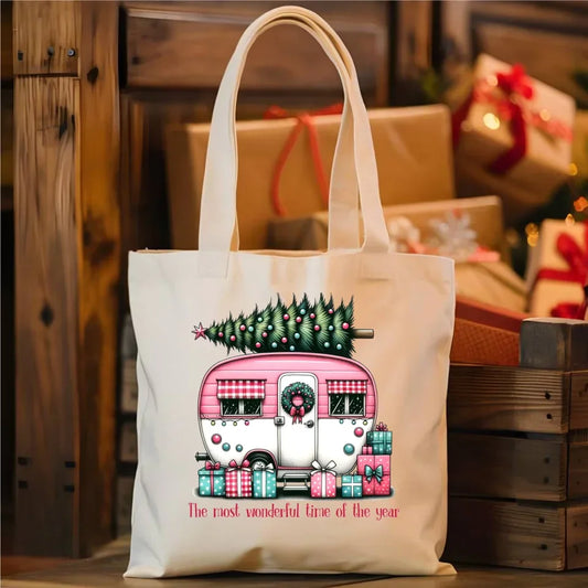 Kempingowe Święta | Świąteczna eco torba BN40 - StoryCups.pl