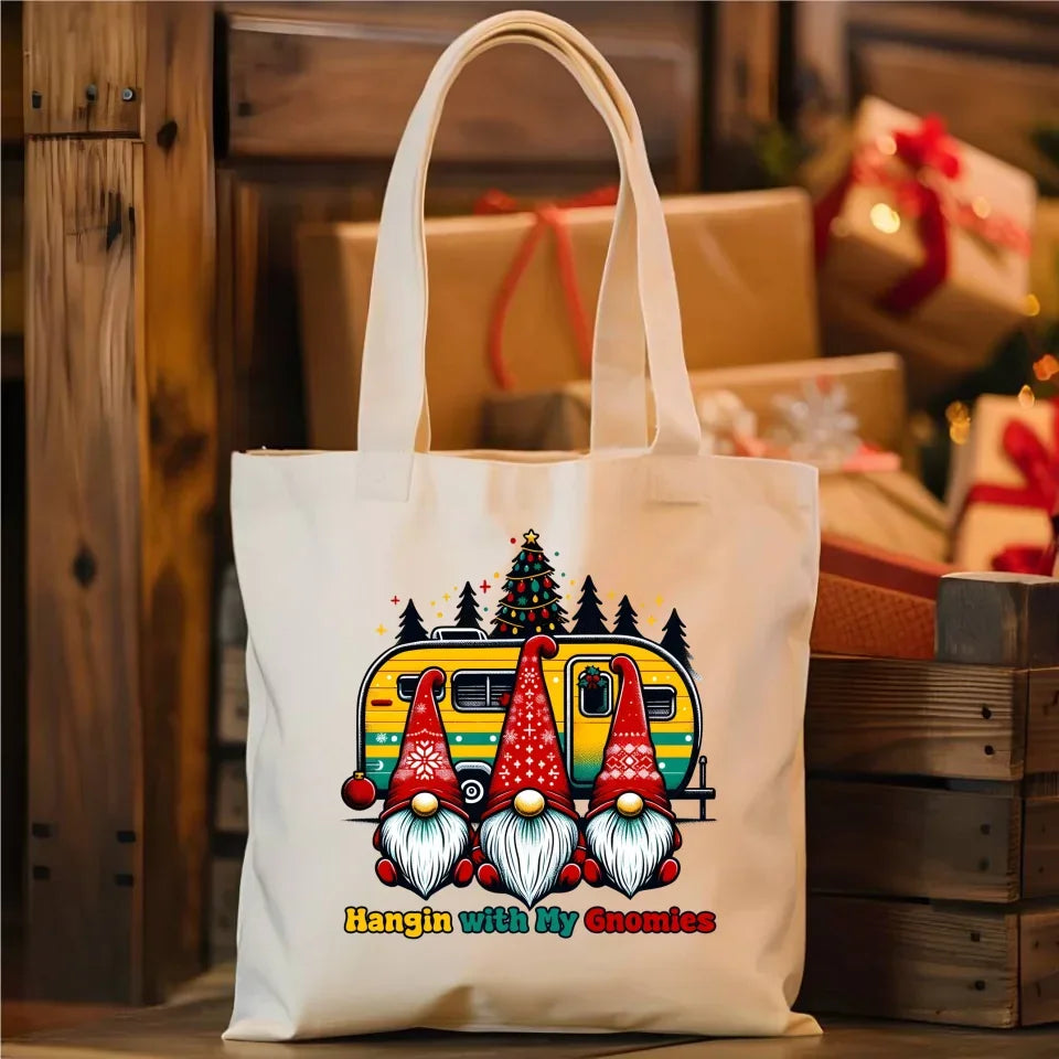 Święta z gnomami | Świąteczna eco torba BN41 - StoryCups.pl