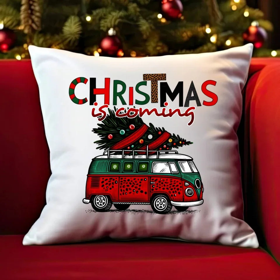 Christmas is coming | Świąteczna poduszka BN42 - StoryCups.pl