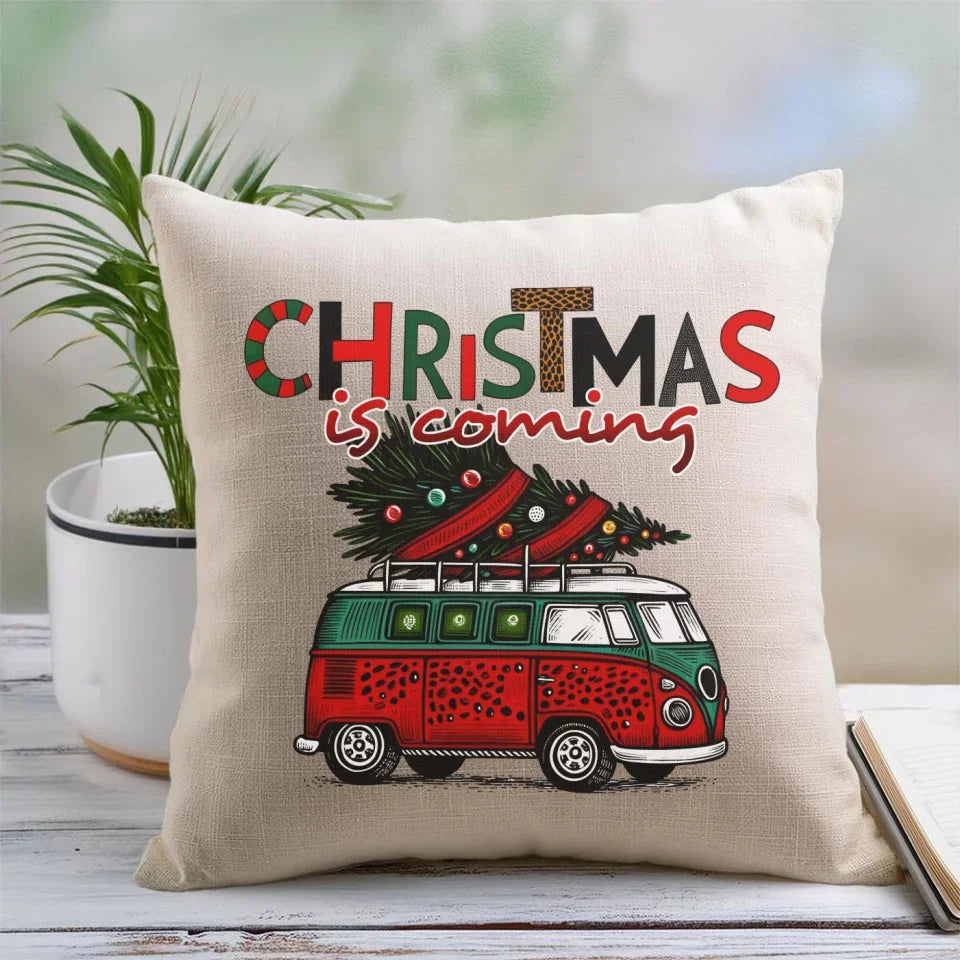 Christmas is coming | Świąteczna poduszka BN42 - StoryCups.pl