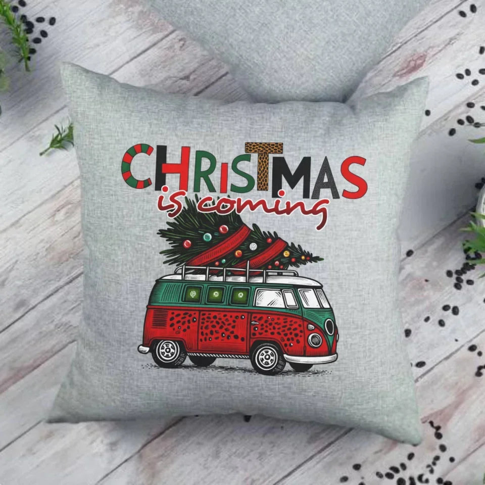 Christmas is coming | Świąteczna poduszka BN42 - StoryCups.pl