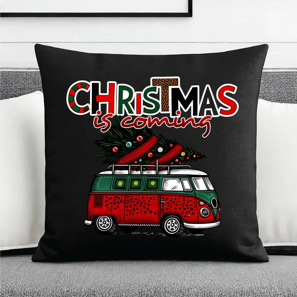 Christmas is coming | Świąteczna poduszka dekoracyjna BN42 - StoryCups.pl