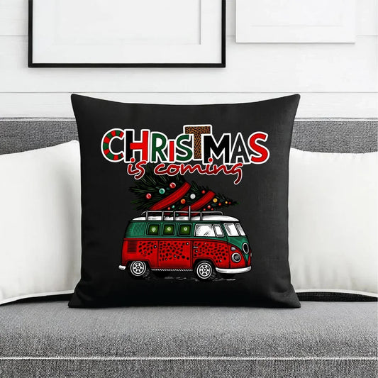 Christmas is coming | Świąteczna poduszka dekoracyjna BN42 - StoryCups.pl