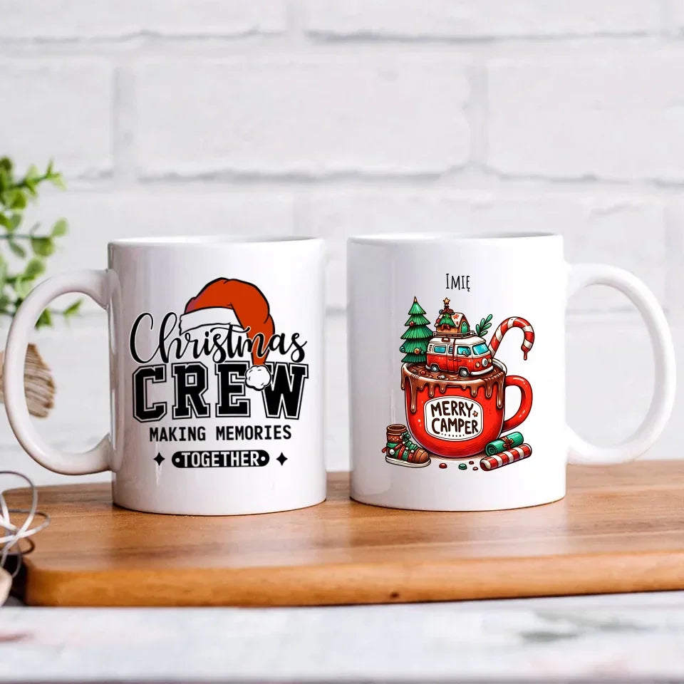 Merry Camper | Personalizowany kubek świąteczny BN43 - StoryCups.pl