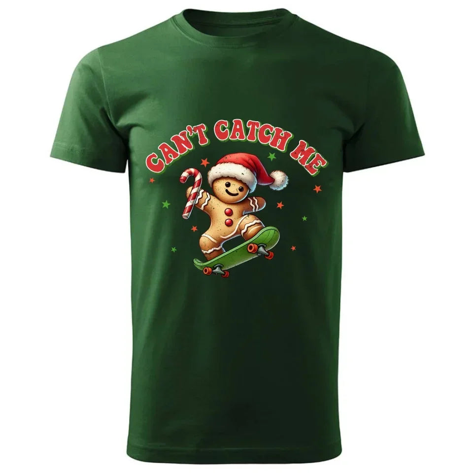 Can't catch me | Świąteczna koszulka męska BN45 - StoryCups.pl