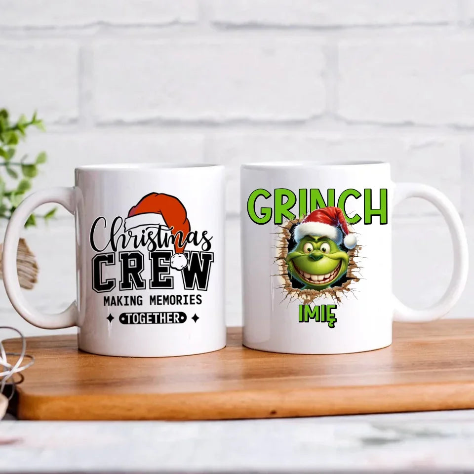Grinch | Personalizowany kubek świąteczny BN112 - StoryCups.pl