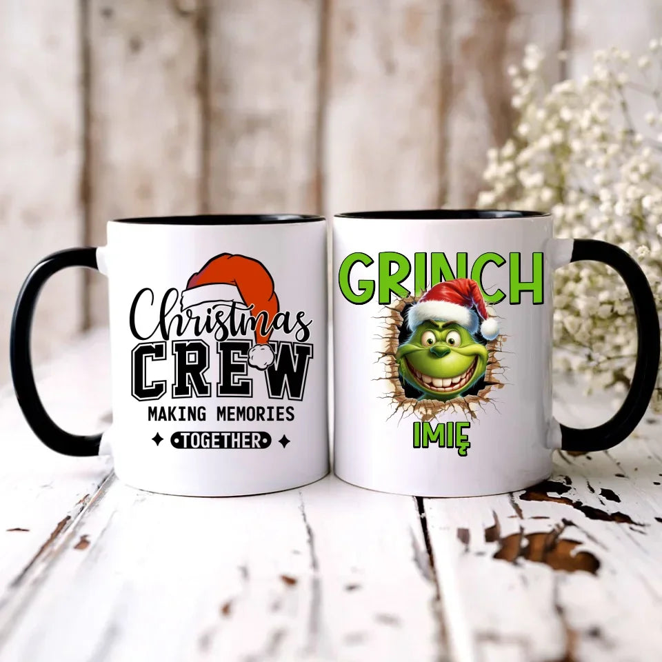 Grinch | Personalizowany kubek świąteczny BN112 - StoryCups.pl