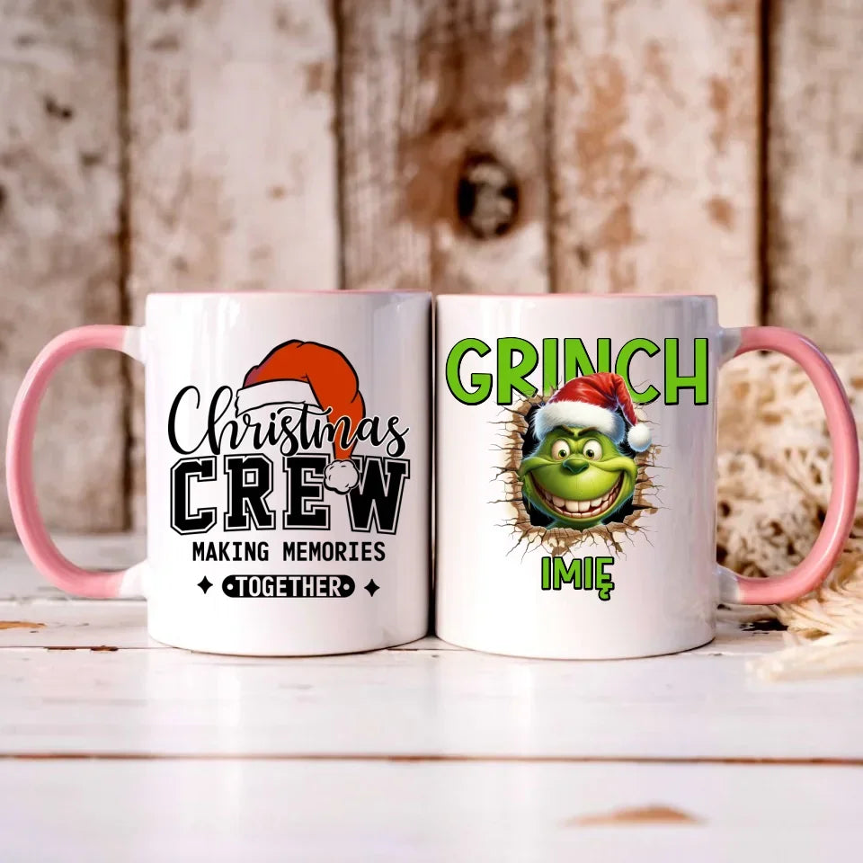 Grinch | Personalizowany kubek świąteczny BN112 - StoryCups.pl