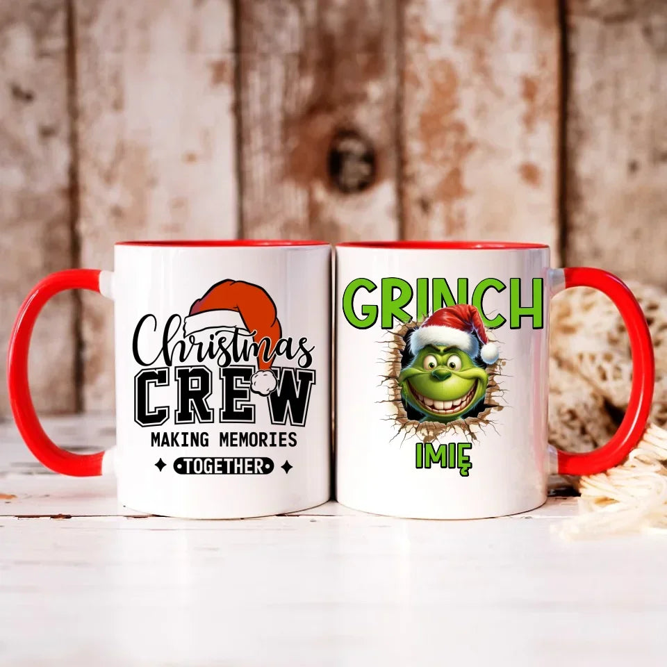 Grinch | Personalizowany kubek świąteczny BN112 - StoryCups.pl