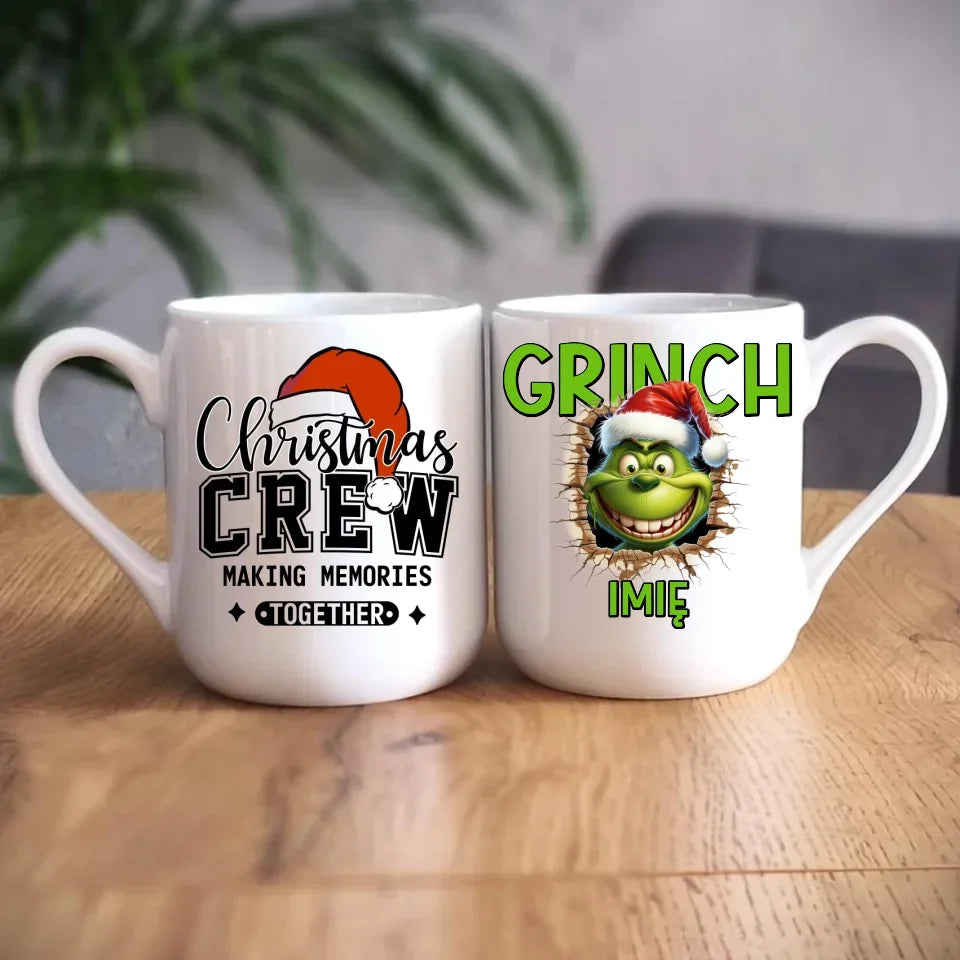 Grinch | Personalizowany kubek świąteczny BN112 - StoryCups.pl