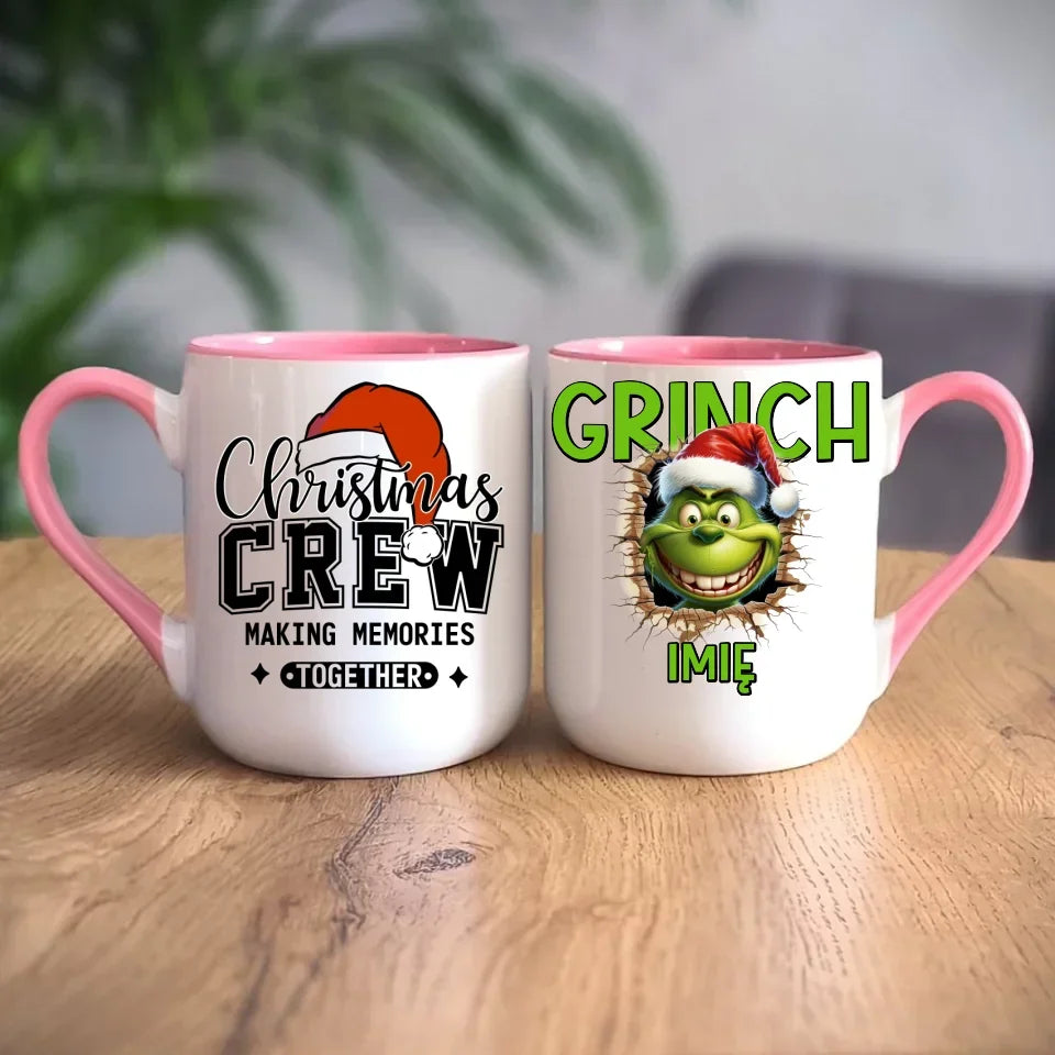 Grinch | Personalizowany kubek świąteczny BN112 - StoryCups.pl