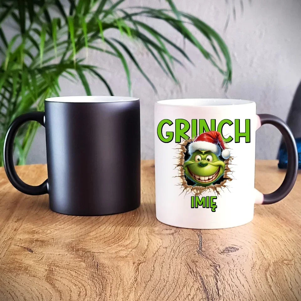 Grinch | Personalizowany kubek świąteczny BN112 - StoryCups.pl