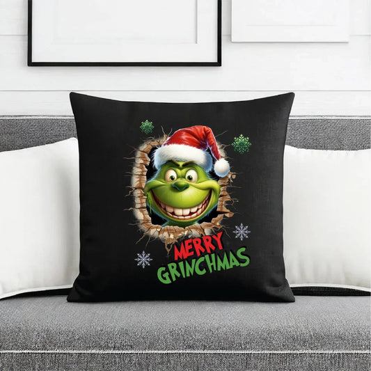 Merry Grinchmas | Świąteczna poduszka dekoracyjna BN113 - StoryCups.pl