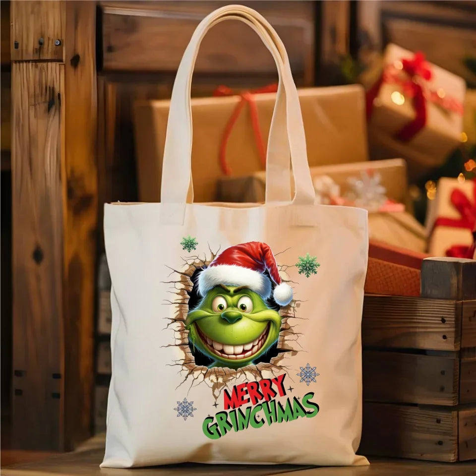 Merry Grinchmas | Świąteczna eco torba BN113 - StoryCups.pl