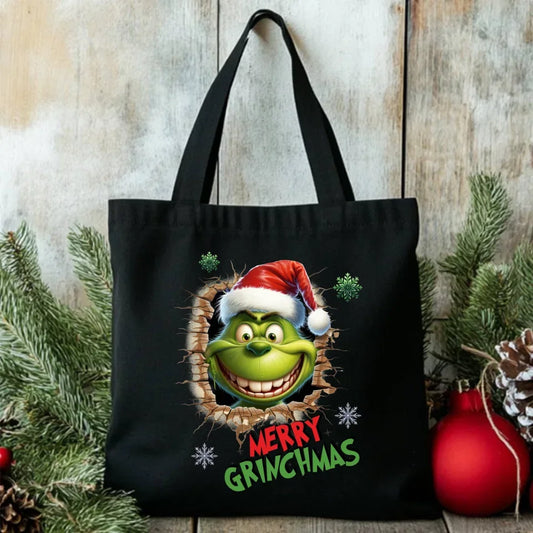 Merry Grinchmas | Świąteczna eco torba BN113 - StoryCups.pl