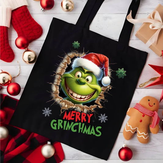 Merry Grinchmas | Świąteczna eco torba BN113 - StoryCups.pl