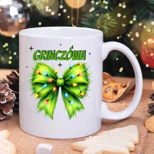 Grinczówa | Śmieszny kubek świąteczny dla niej BN114 - StoryCups.pl