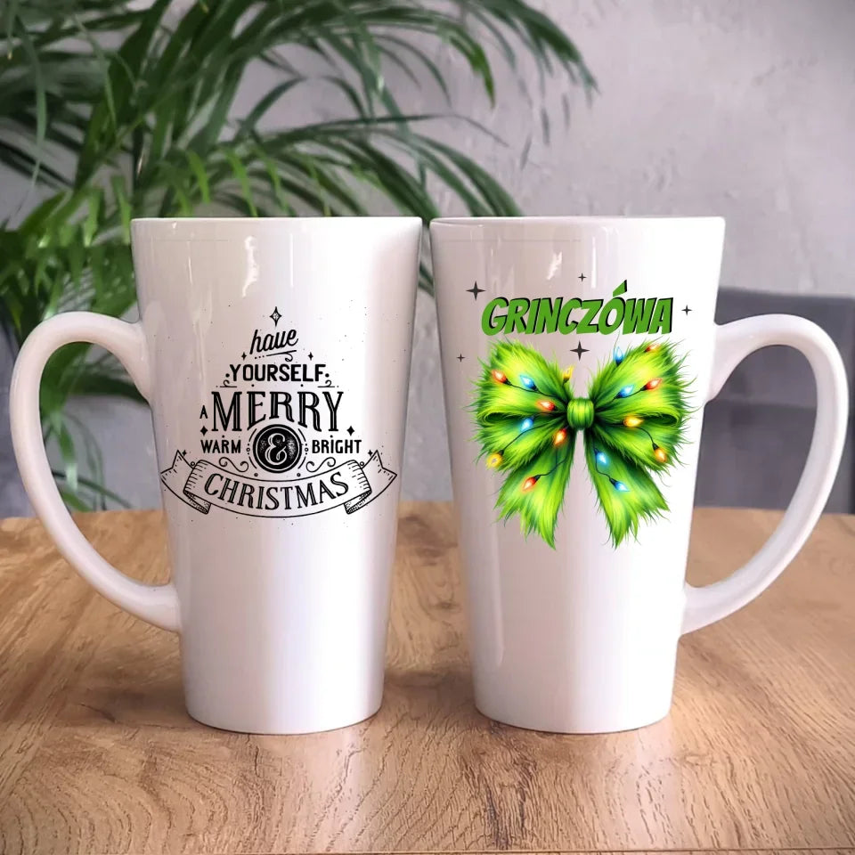 Grinczówa | Śmieszny kubek świąteczny dla niej BN114 - StoryCups.pl