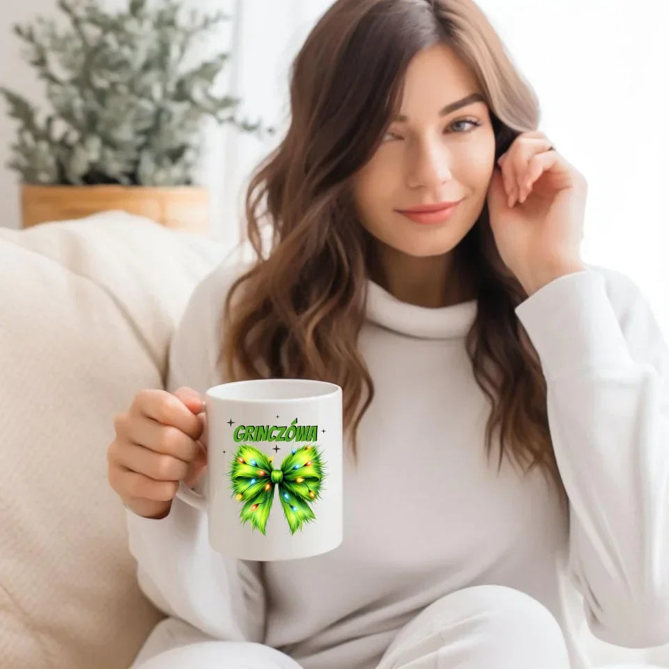 Grinczówa | Śmieszny kubek świąteczny dla niej BN114 - StoryCups.pl