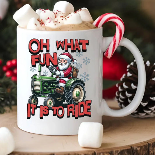 Oh what fun it is to ride | Świąteczny kubek BN48 - StoryCups.pl