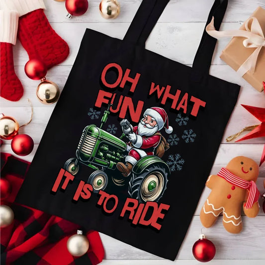 Oh what fun it is to ride | Świąteczna eco torba BN48 - StoryCups.pl