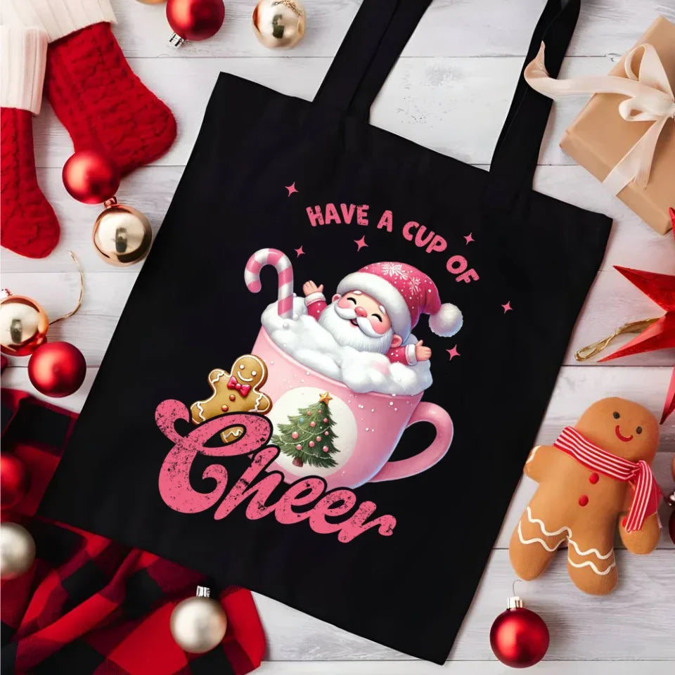 Have a cup of cheer | Świąteczna eco torba BN53 - StoryCups.pl