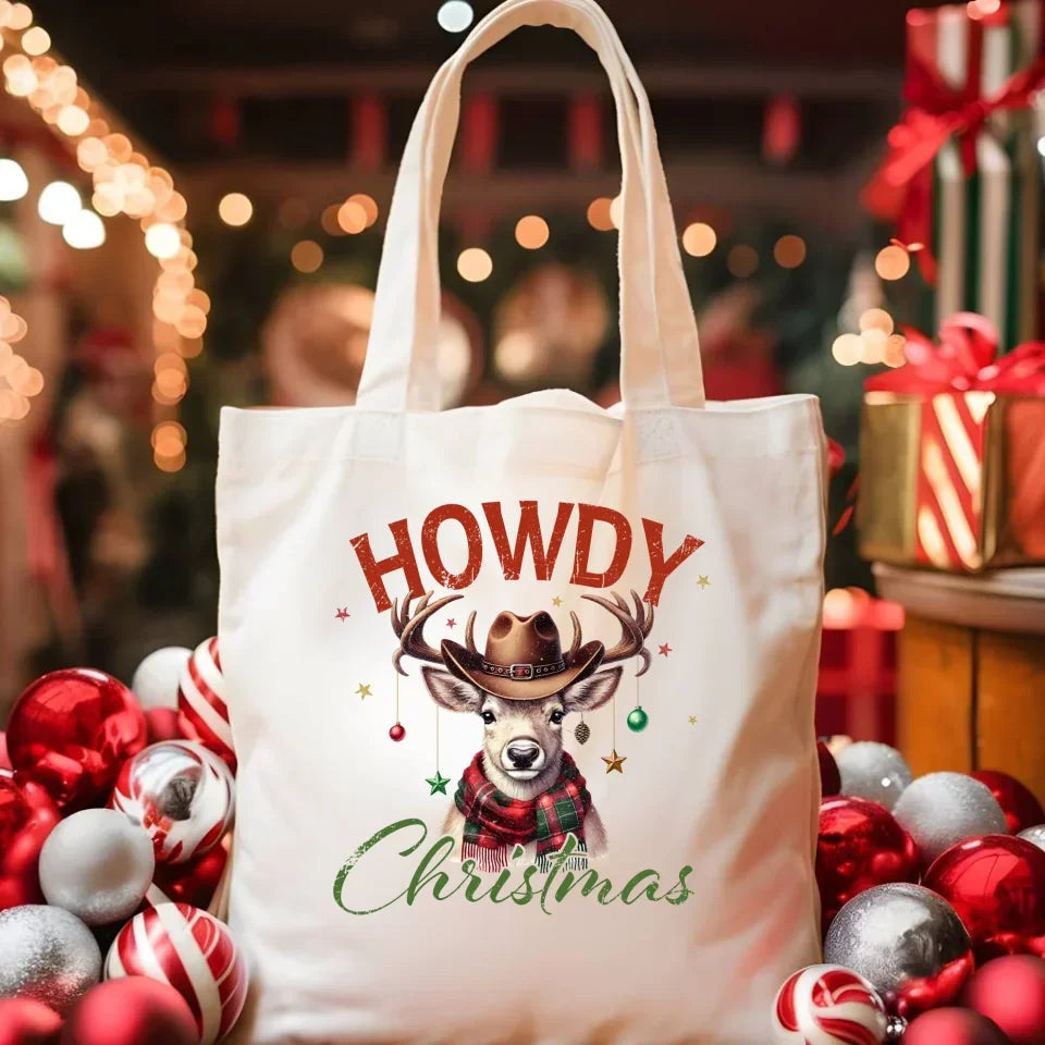 Howdy Christmas | Świąteczna eco torba BN54 - StoryCups.pl