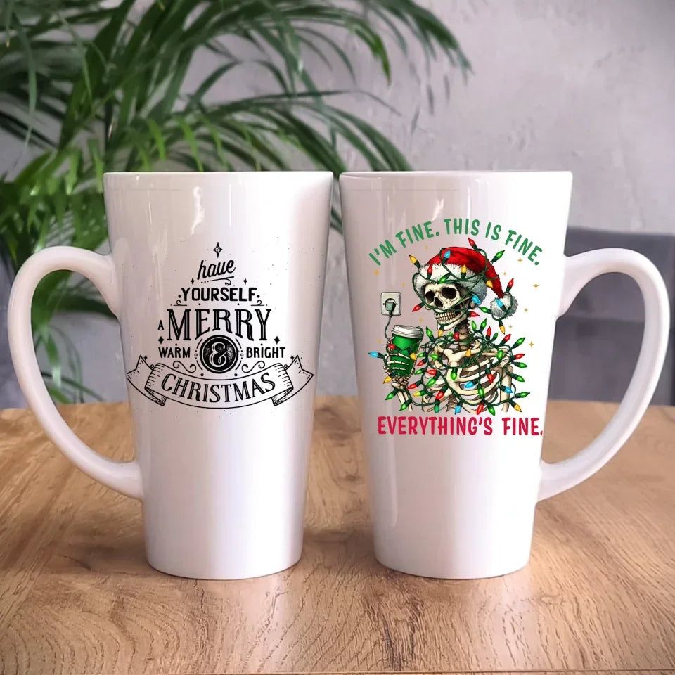 Everything's fine | Świąteczny kubek BN55 - StoryCups.pl