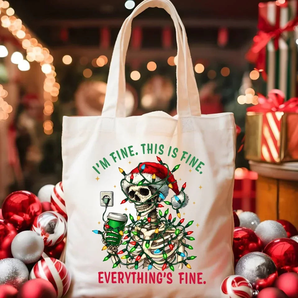 Everything's fine | Świąteczna eco torba BN55 - StoryCups.pl