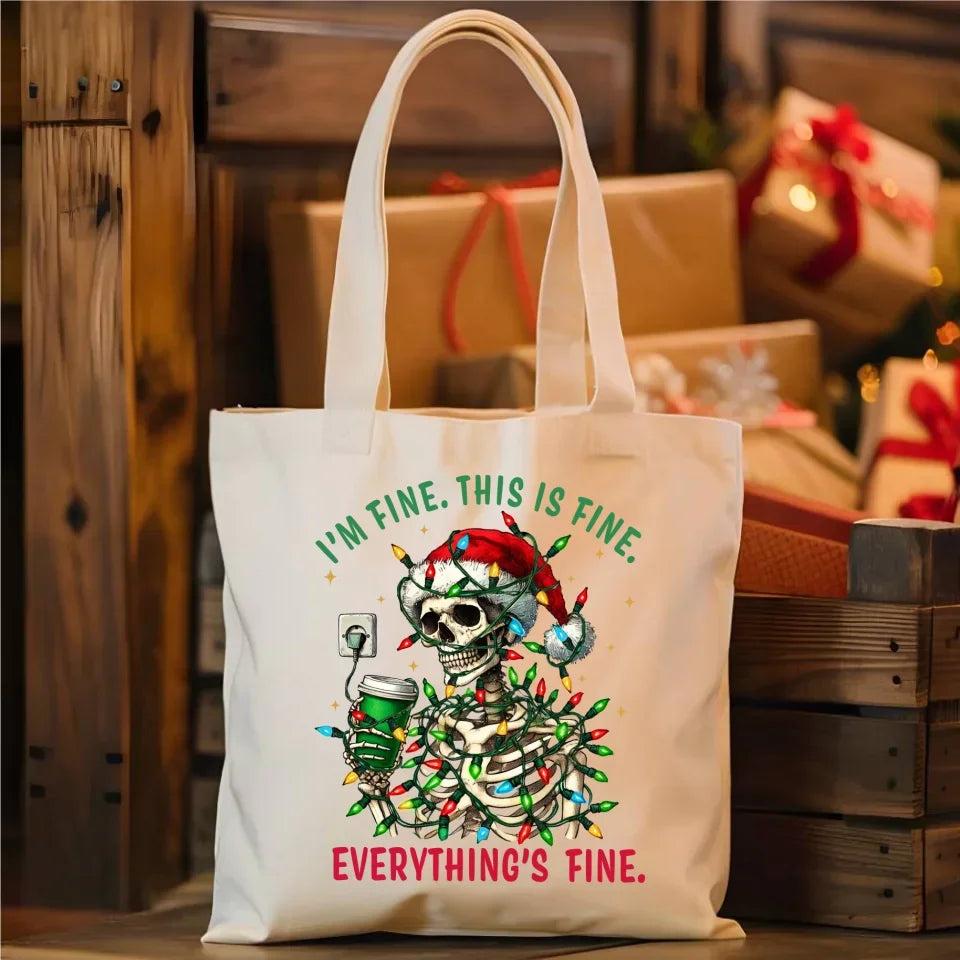 Everything's fine | Świąteczna eco torba BN55 - StoryCups.pl