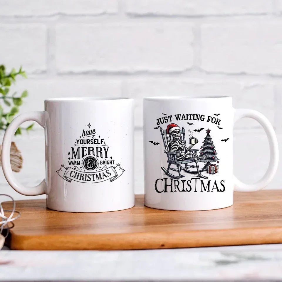 Czekam tylko na święta | Świąteczny kubek BN56 - StoryCups.pl