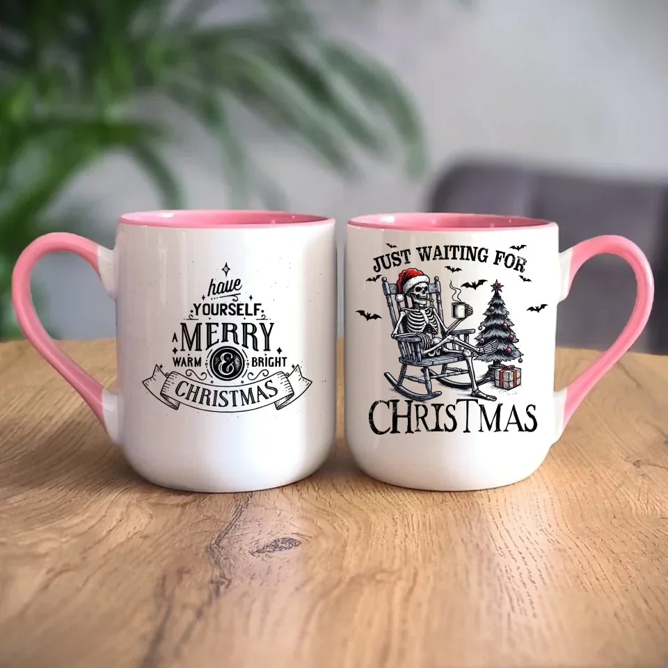 Czekam tylko na święta | Świąteczny kubek BN56 - StoryCups.pl