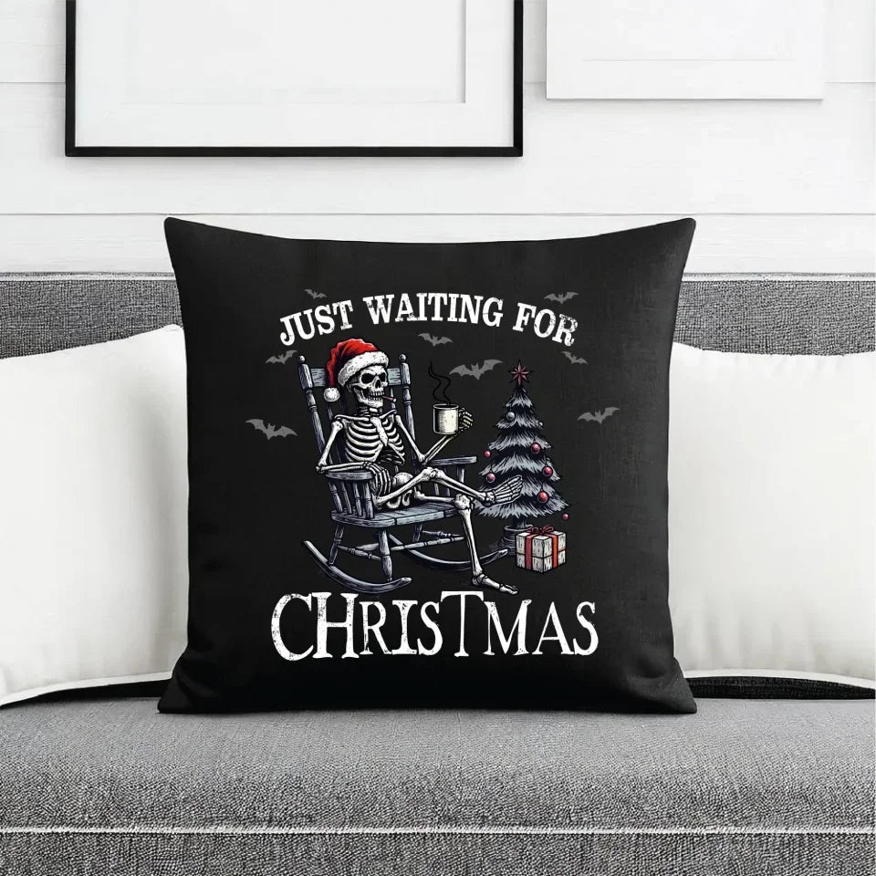 Czekam tylko na święta | Świąteczna poduszka dekoracyjna BN56 - StoryCups.pl