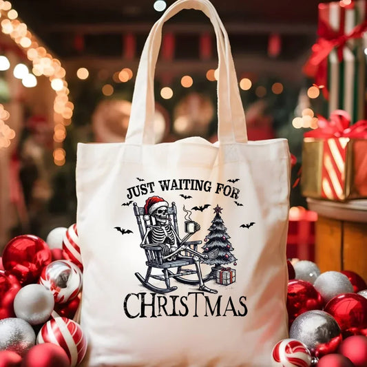 Czekam tylko na święta | Świąteczna eco torba BN56 - StoryCups.pl