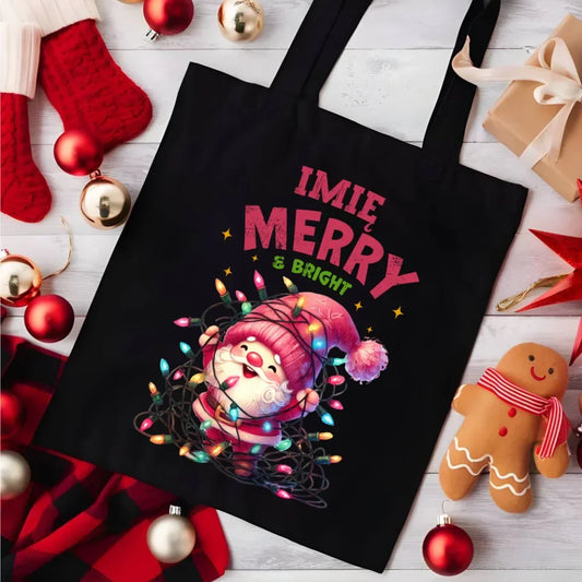Radosnych Świąt | Personalizowana świąteczna torba BN58 - StoryCups.pl