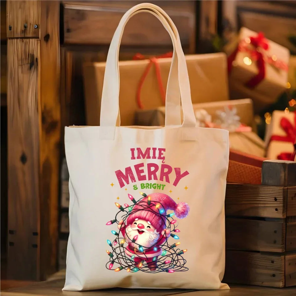 Radosnych Świąt | Personalizowana świąteczna torba BN58 - StoryCups.pl