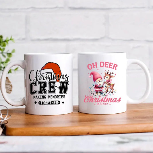 Oh deer Christmas is here | Świąteczny kubek BN59 - StoryCups.pl