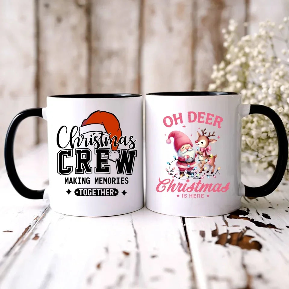 Oh deer Christmas is here | Świąteczny kubek BN59 - StoryCups.pl