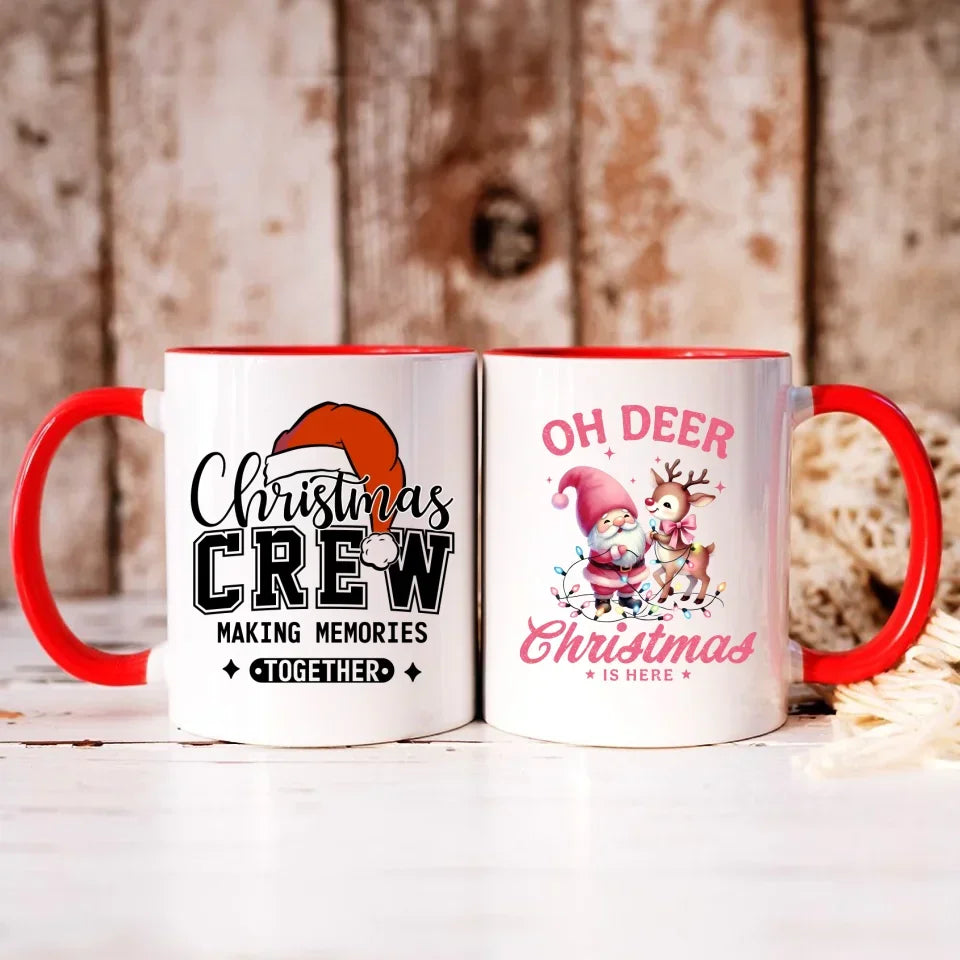 Oh deer Christmas is here | Świąteczny kubek BN59 - StoryCups.pl