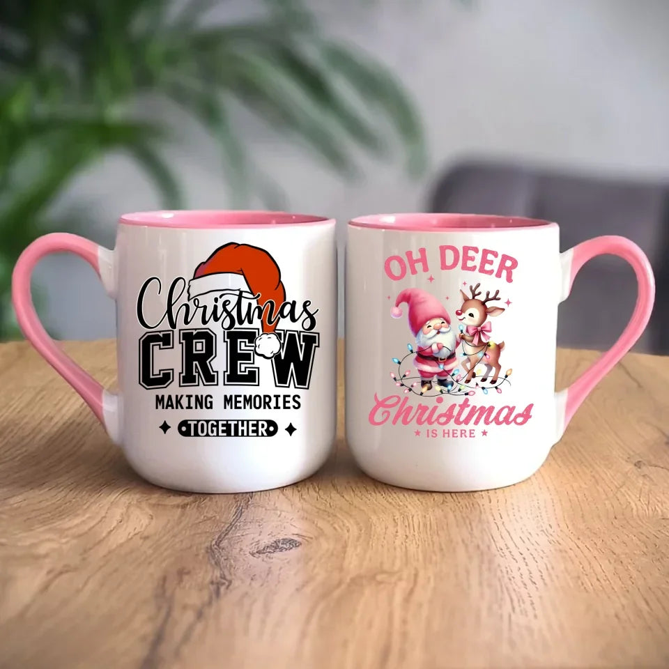 Oh deer Christmas is here | Świąteczny kubek BN59 - StoryCups.pl